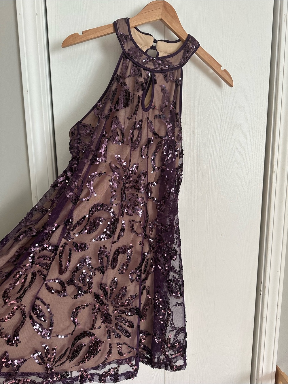 Emerald Sundae Beaded Swing Dress